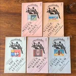 5 Vintage Mr. & Mrs. North Mystery PB books by Richard & Frances Lockridge